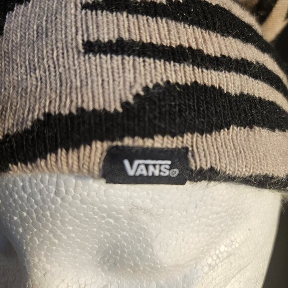 Vans Vintage Beanie Zebra Print Hat - Picture 2 of 3